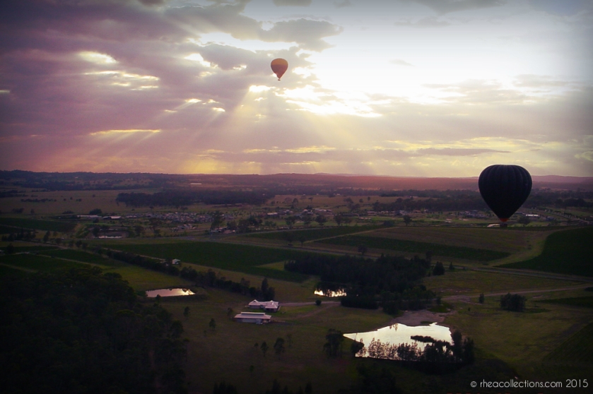 Hot air balloon, Hunter Valley NSW Australia